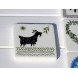 Dessous de verre en marbre Goat and Olive AHGB, vu de face