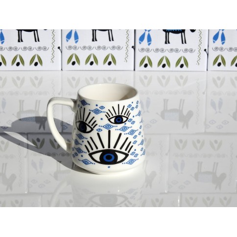 Mug Greek Eye Colour AHGB, front view