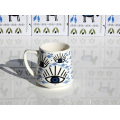 Mug Greek Eye Colour AHGB, front view