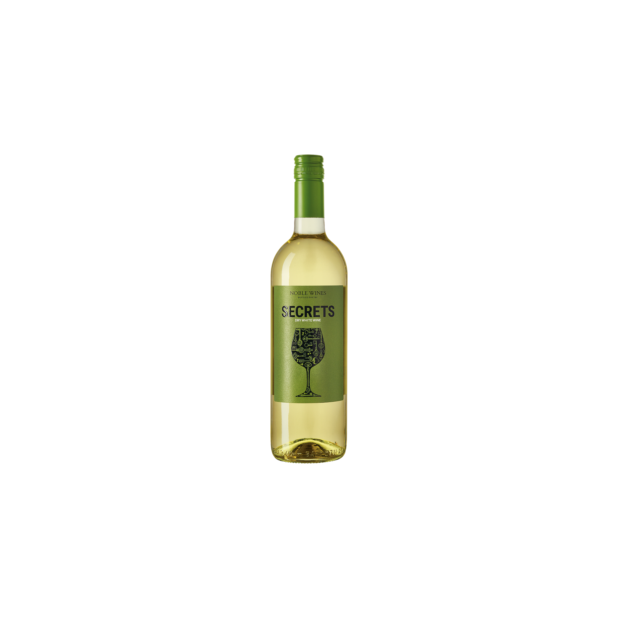 SECRETS Blanc (Roditis Sauvignon Blanc) IGP Florina 75cl Noble Wines, vu de face