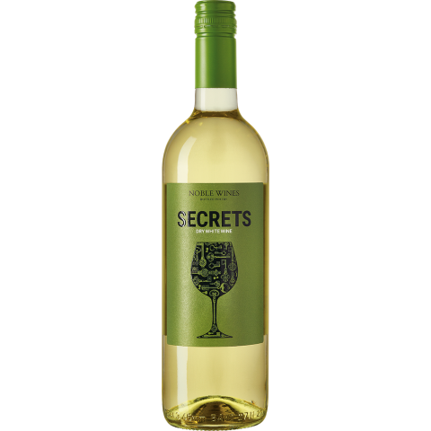 SECRETS Blanc (Roditis Sauvignon Blanc) IGP Florina 75cl Noble Wines, vu de face