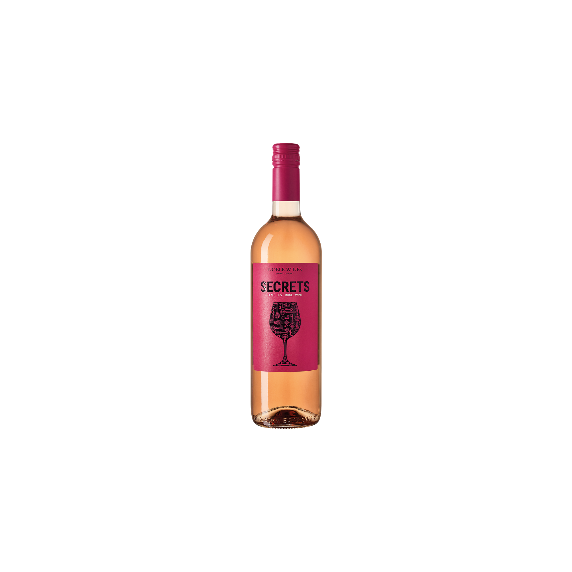 SECRETS ΠΓΕ Φλώρινα, ροζέ ημίξηρος οίνος 75cl Noble Wines, μπροστινή όψη