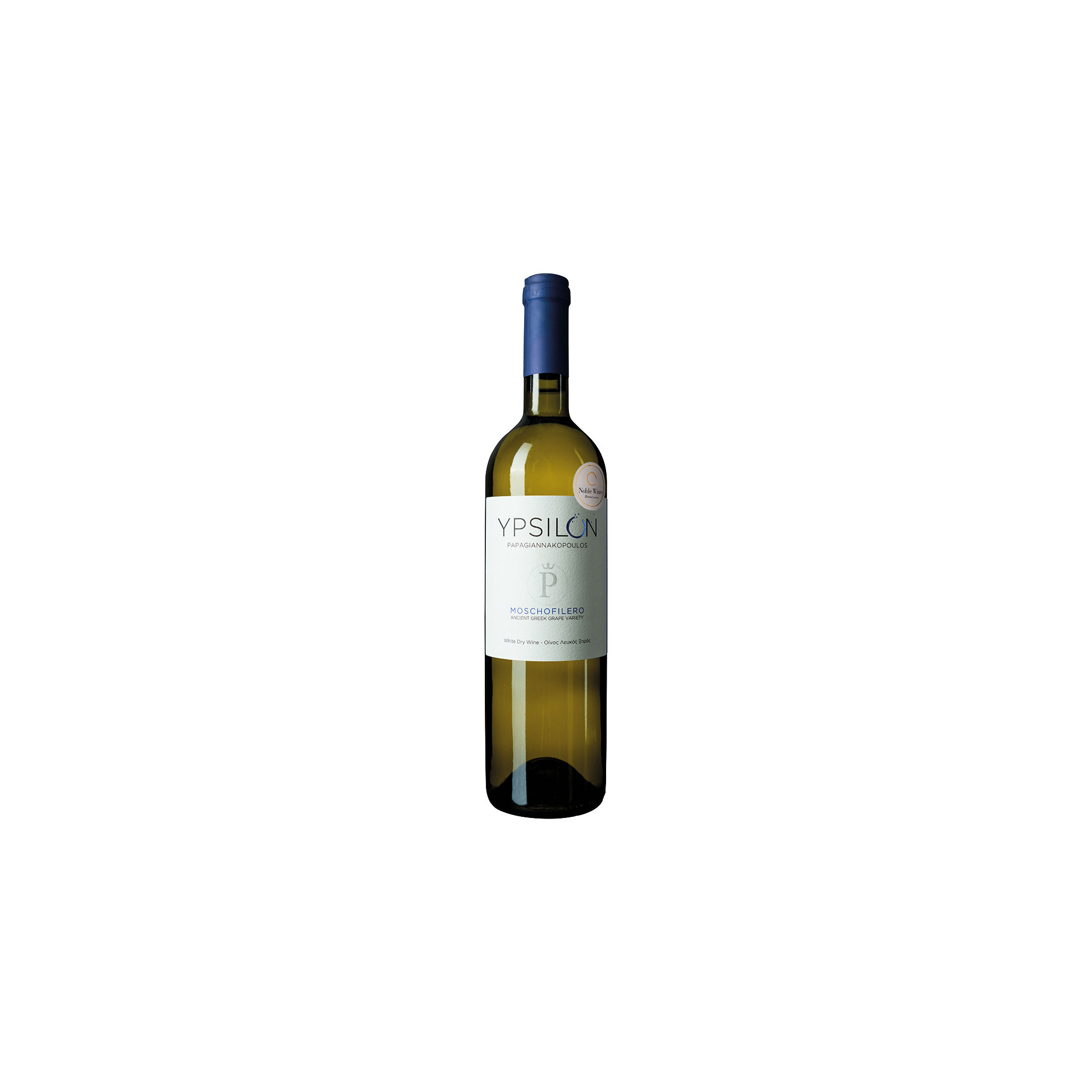 Ypsilon Moschofilero 75cl Papagiannakopoulos winery, vu de face