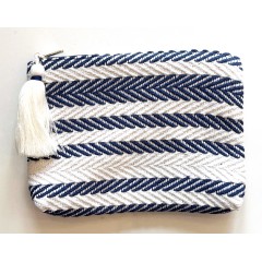 Pouch - Toiletry Bag Navy RIZES CRETE, top view