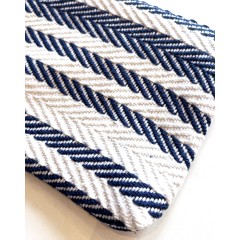 Pouch - Toiletry Bag Navy RIZES CRETE, angle view