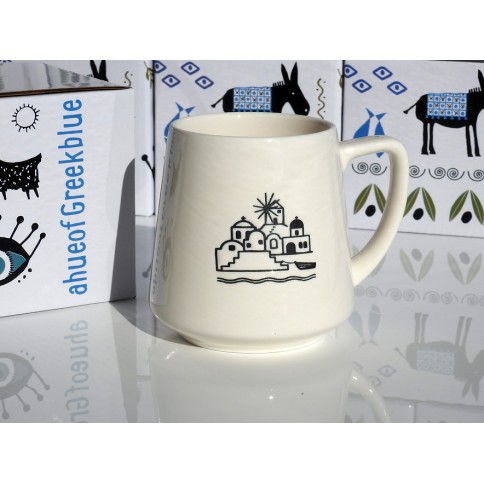 Mug Greek Island AHGB, front view