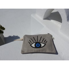 XL Pouch with Waterproof Interior Blue Eye AHGB, front view ambiance photo 2