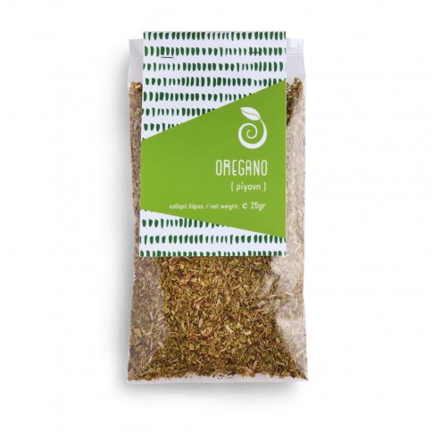 Cretan Oregano 25g Oinotropous front view Cretan Oregano 25g Oinotropous front view