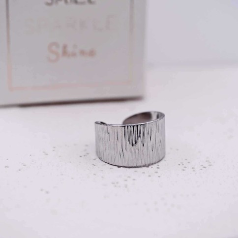 Argento art ring POUPADOU, front view