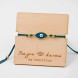 Bracelet See You bleu, POUPADOU vu d'angle