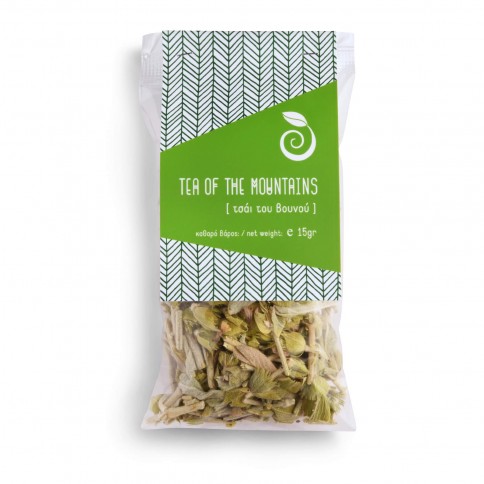 Cretan mountain tea 15g Oinotropous front view Cretan mountain tea 15g Oinotropous front view