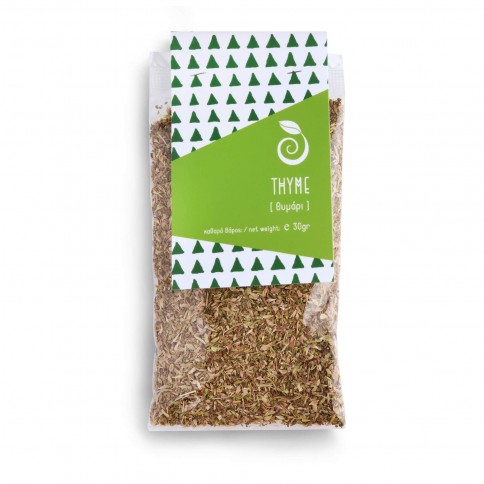 Cretan thyme 30g Oinotropous front view Cretan thyme 30g Oinotropous front view