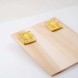 Boucles d'oreilles Maiandros Poupadou, vues de haut