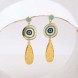 Mati Plexiglass Earrings POUPADOU, front view