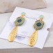 Mati Plexiglass Earrings POUPADOU, top view