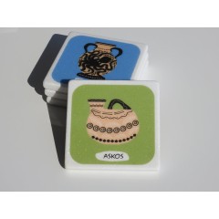 Dessous de verre en marbre Askos AHGB vu de face