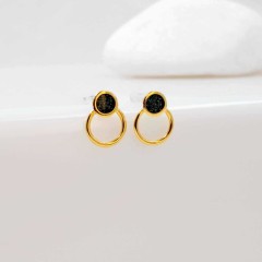 Boucles d'oreilles Kea POUPADOU, vues de face