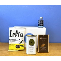 Coffret cadeau "Un Morceau de Grèce" POUPADOU, vu de face