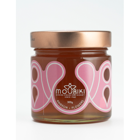 Flowers honey 99g MOURIKI, front view