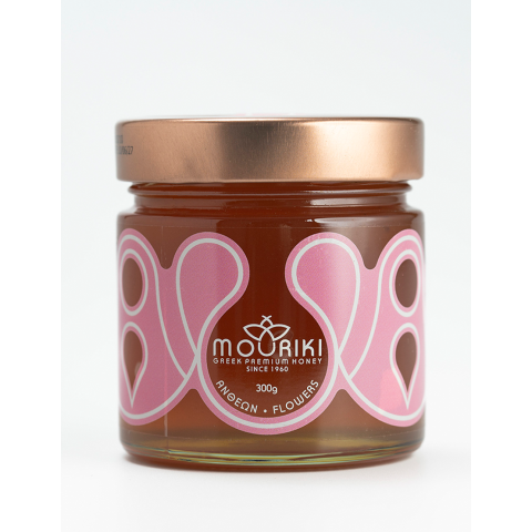 Miel de fleurs 99g MOURIKI, vu de face