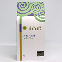 Detox Blend Herbal Tea 30g Aegean Herbs, front view 1