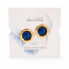 Boucles d'oreilles Aegea, vue de face sur leur carton
