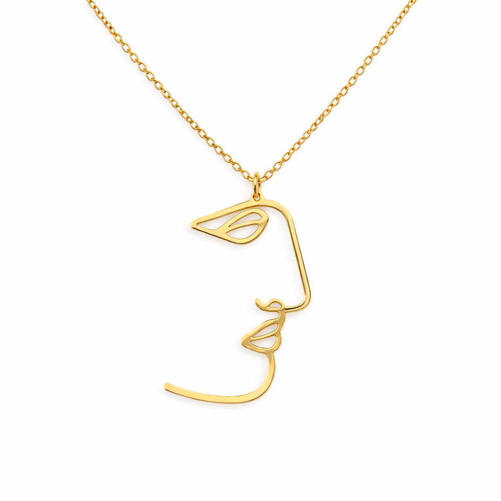 Pendentif Vintage Plaqué Or - Homme - Bijou Ancien Authentique Multicouleur