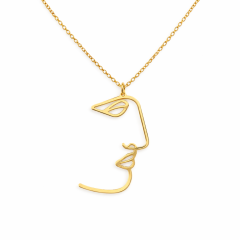 Pendentif plaqué or 18k - Amazon