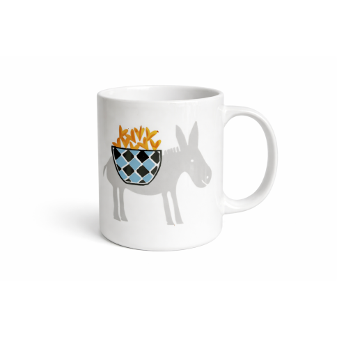 Mug Grey Donkey AHGB, front view