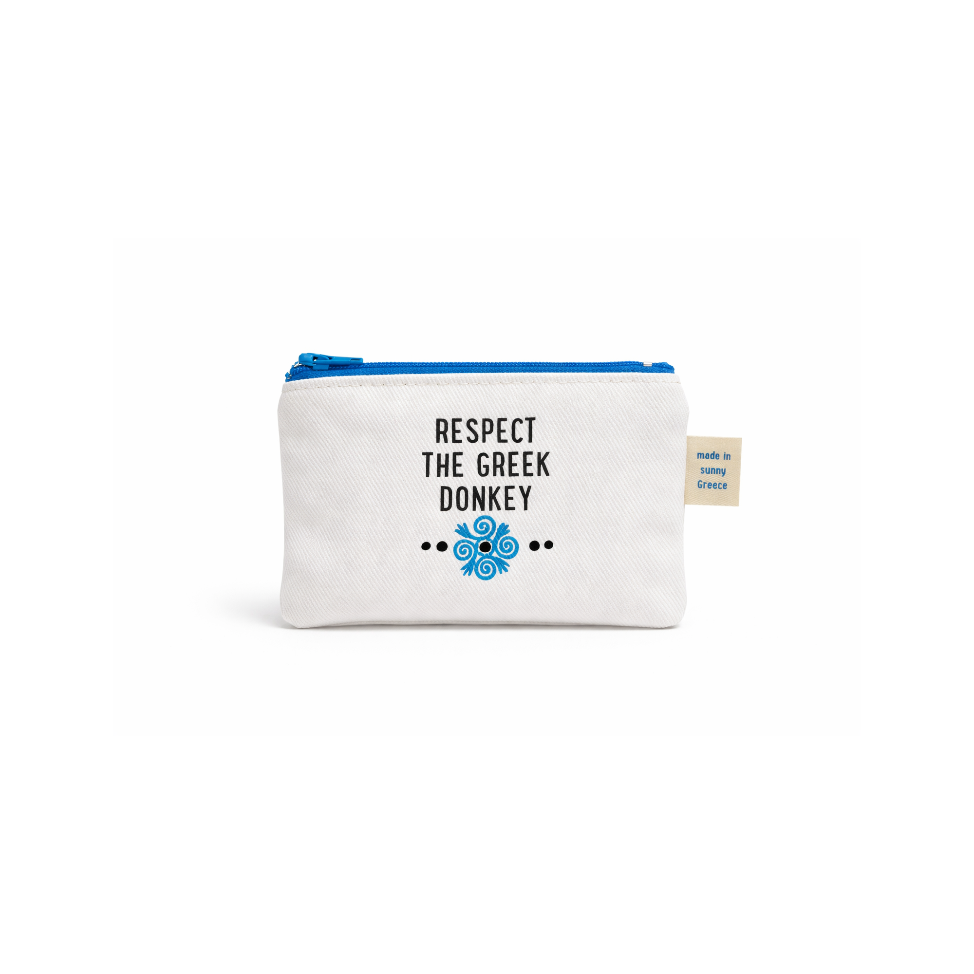 Porte-monnaie Blue Donkey AHGB côté 2, vu de haut