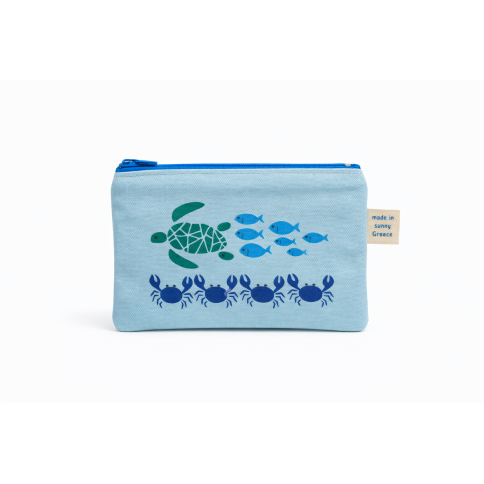 Coin purse Greek Sea Treasures AHGB side 2, down view