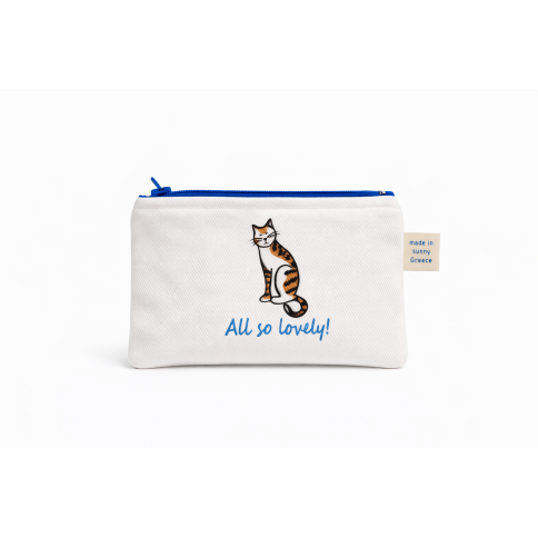 Coin purse Greek Cats AHGB side 2, down view