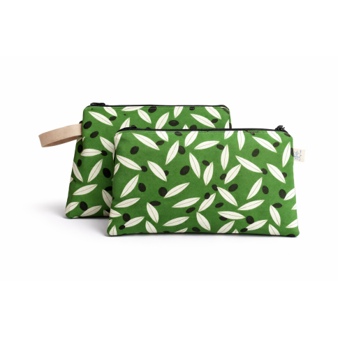 Τσάντα XL με αδιάβροχο εσωτερικό Modern Olive AHGB, κάτοψη