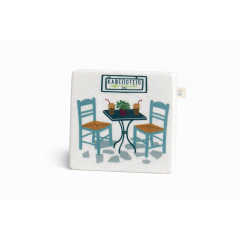 Marble coasters Frappé AHB, front view