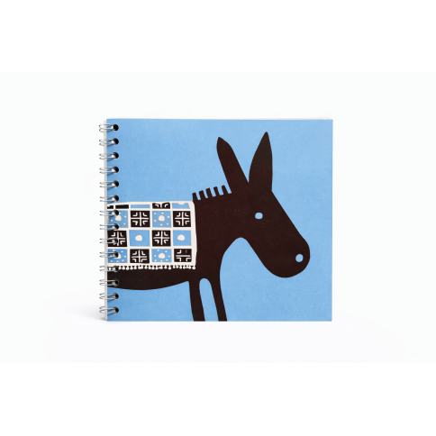 Petit Carnet 50 pages Blue Donkey AHGB, vu de face