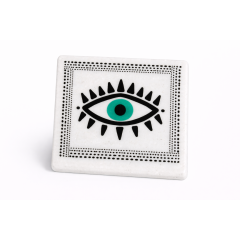 Μαρμάρινα σουβέρ Green Eye AHGB μπροστινή όψη