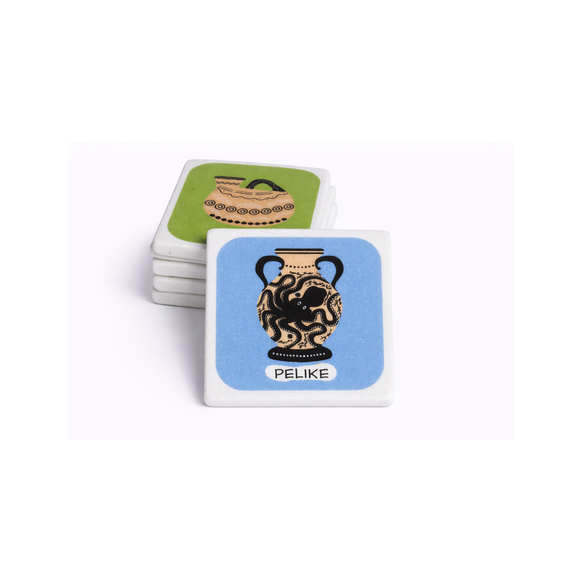 Μαρμάρινα σουβέρ Pelike AHGB μπροστινή όψη