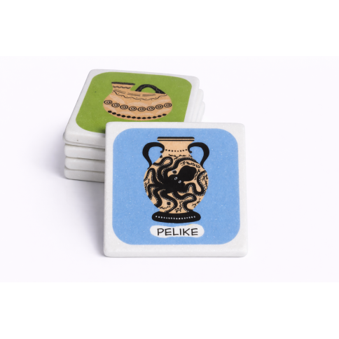 Μαρμάρινα σουβέρ Pelike AHGB μπροστινή όψη