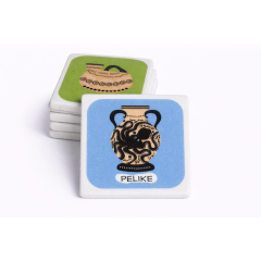 Marble coasters Pelike AHB, front view