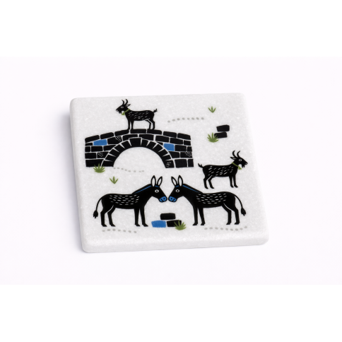 Marble coasters Bridge AHB, front view