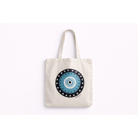 Sac cabas Green Eye AHGB, vu de face