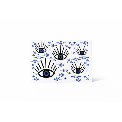 Postcard Blue Eye AHGB, front view