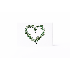 Carte postale Olive Heart AHGB, vue de face
