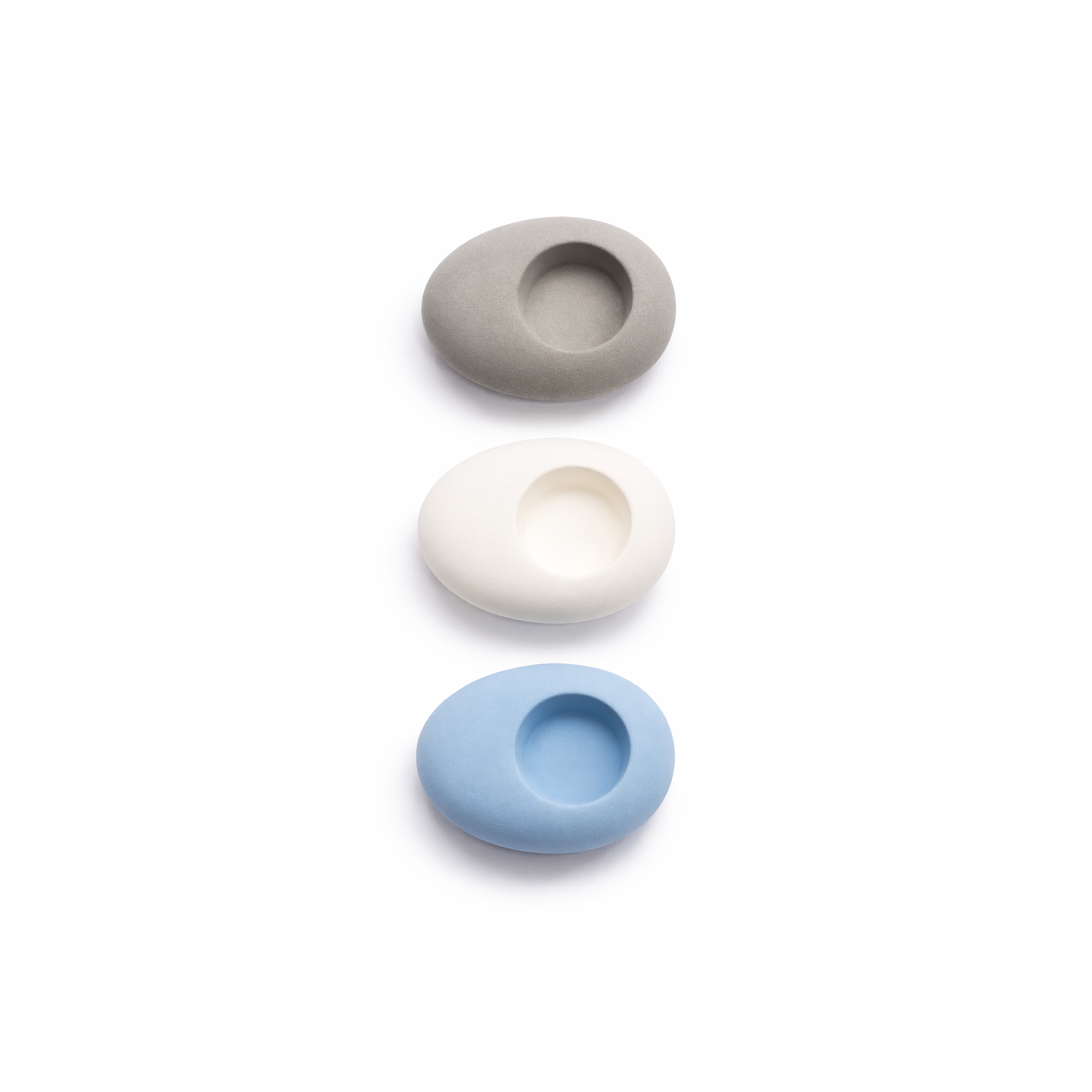 Pebble tealight holder A FUTURE PERFECT, top view