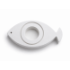 Fish-eye tealight holder white A FUTURE PERFECT, top view