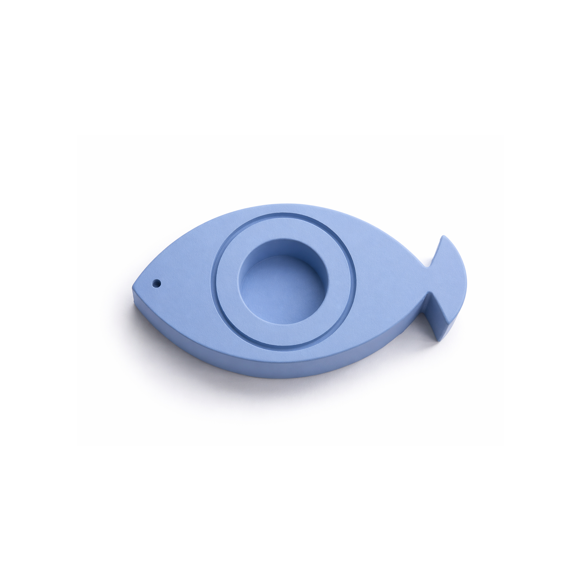 Fish-eye tealight holder blue A FUTURE PERFECT, top view