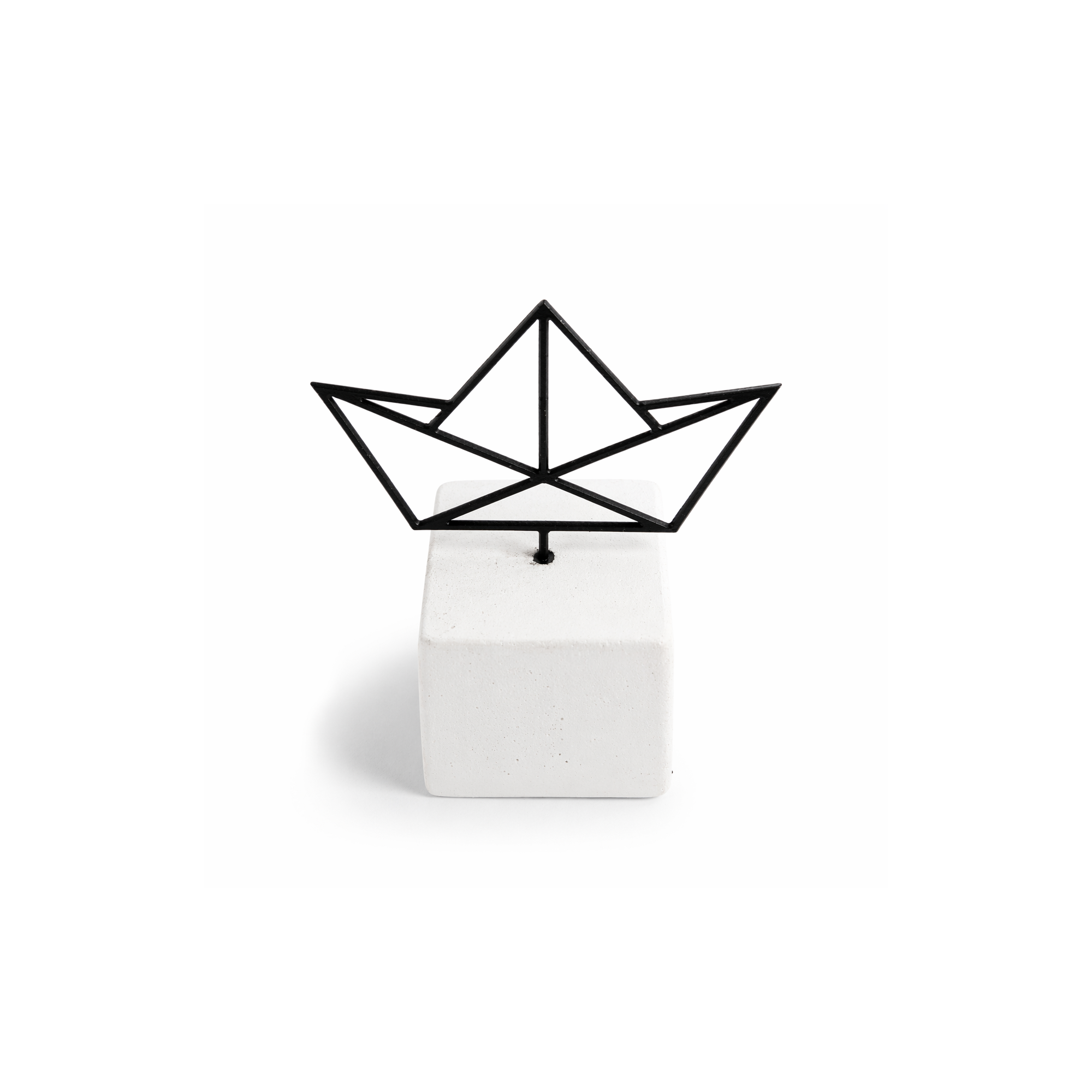 Small Decorative Sculpture Boat AFP, front view