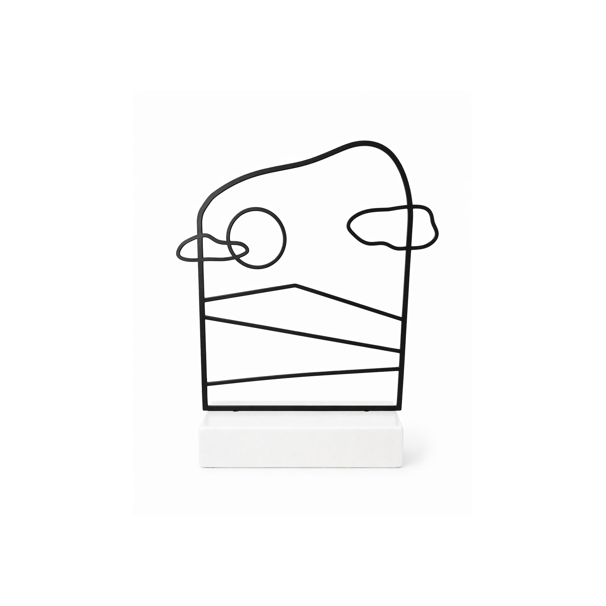 Petite Sculpture Décorative Landscape 1, vu de face