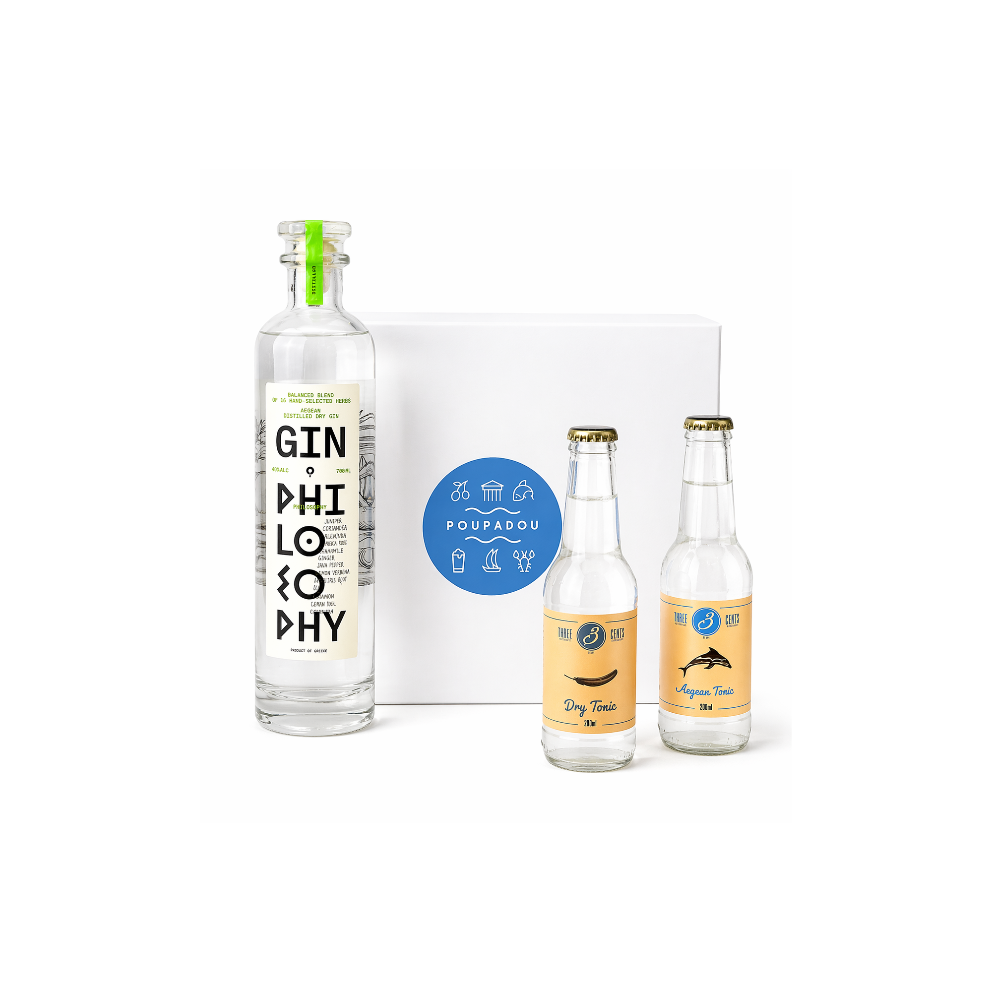 Coffret Cadeau Philosophy Gin Tonic POUPADOU