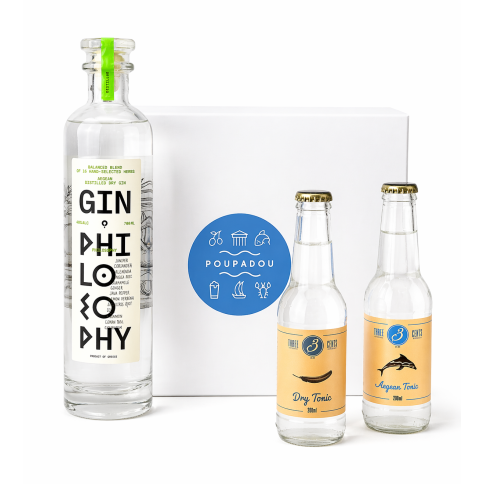 Gift box "Philosophy Gin and 2 Tonics" POUPADOU